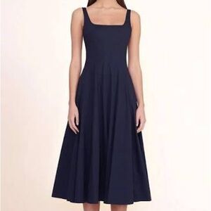 STAUD Navy Wells Dress